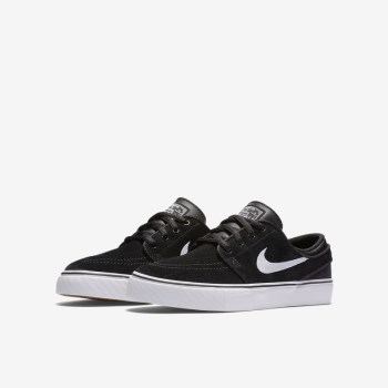 Nike SB Stefan Janoski - Nagyobb Gyerek Deszkás Cipő - Fekete/Barna/Fehér